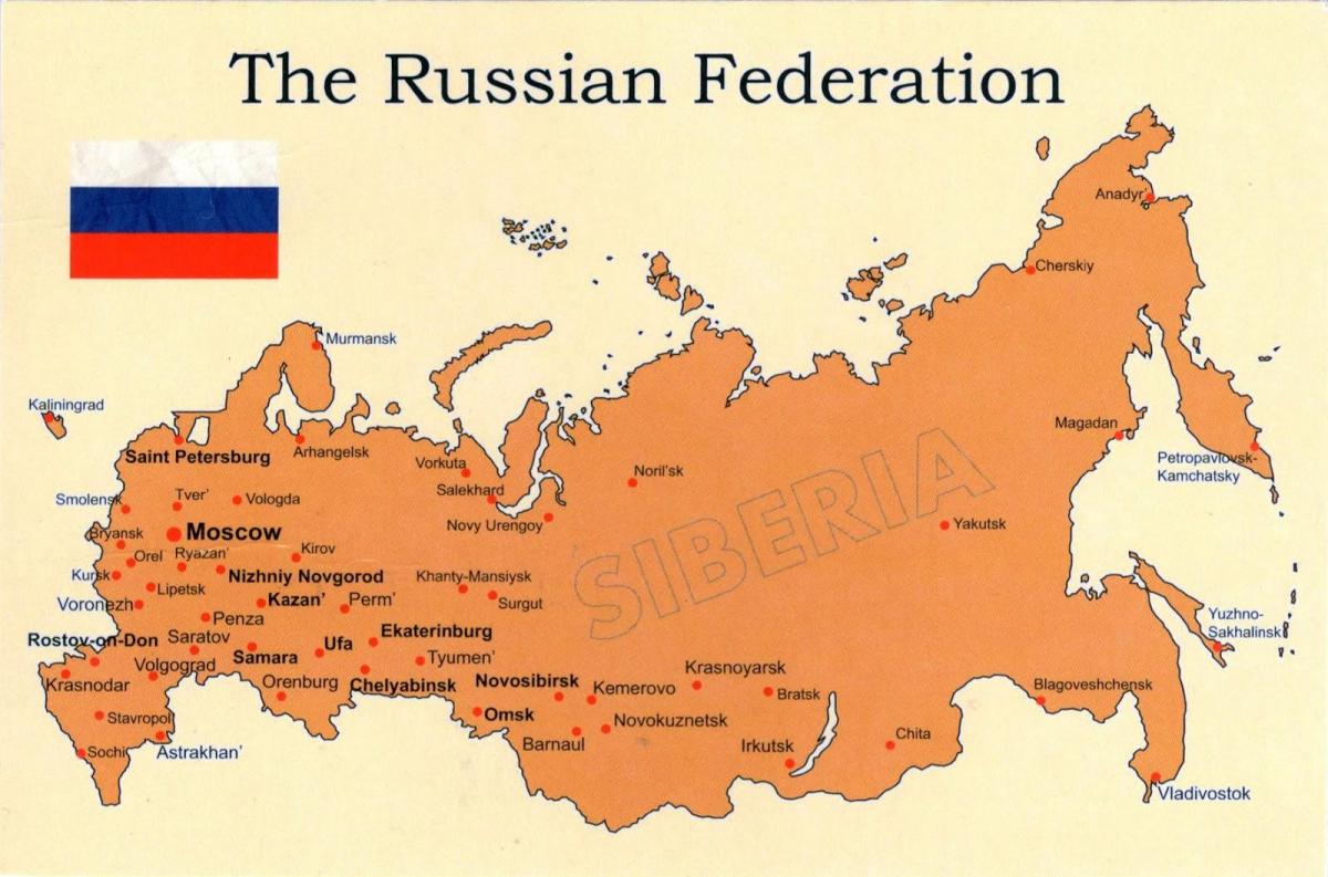 Rusland in die kaart